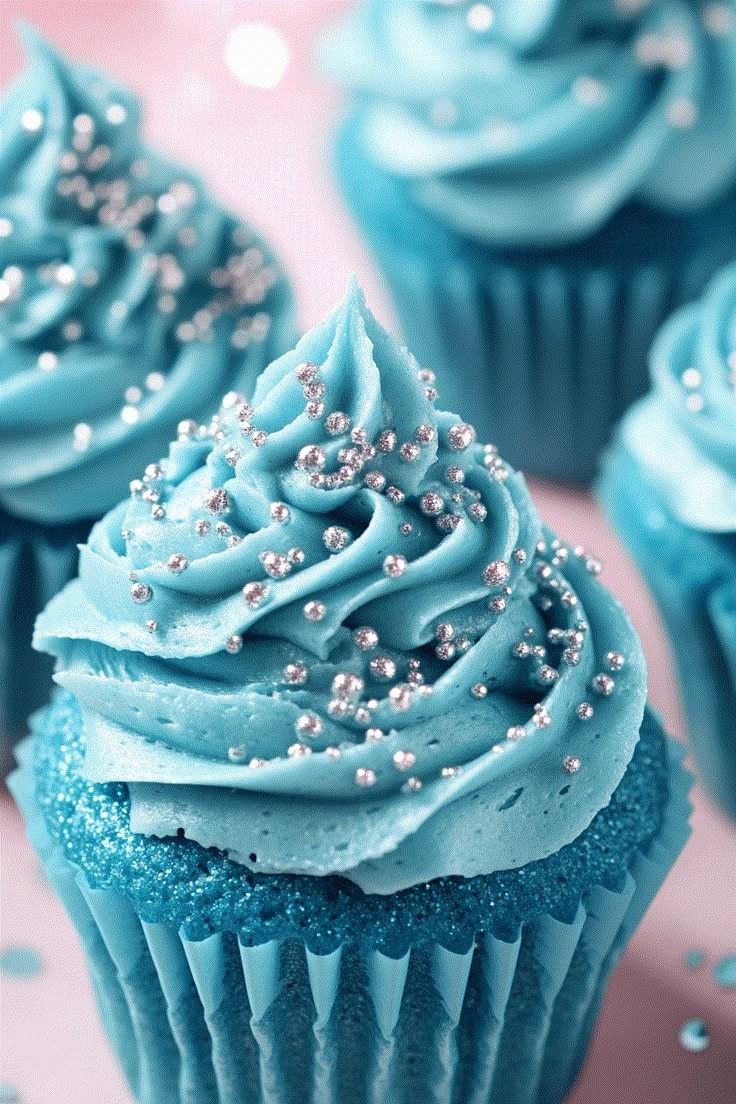 Blue cupcake