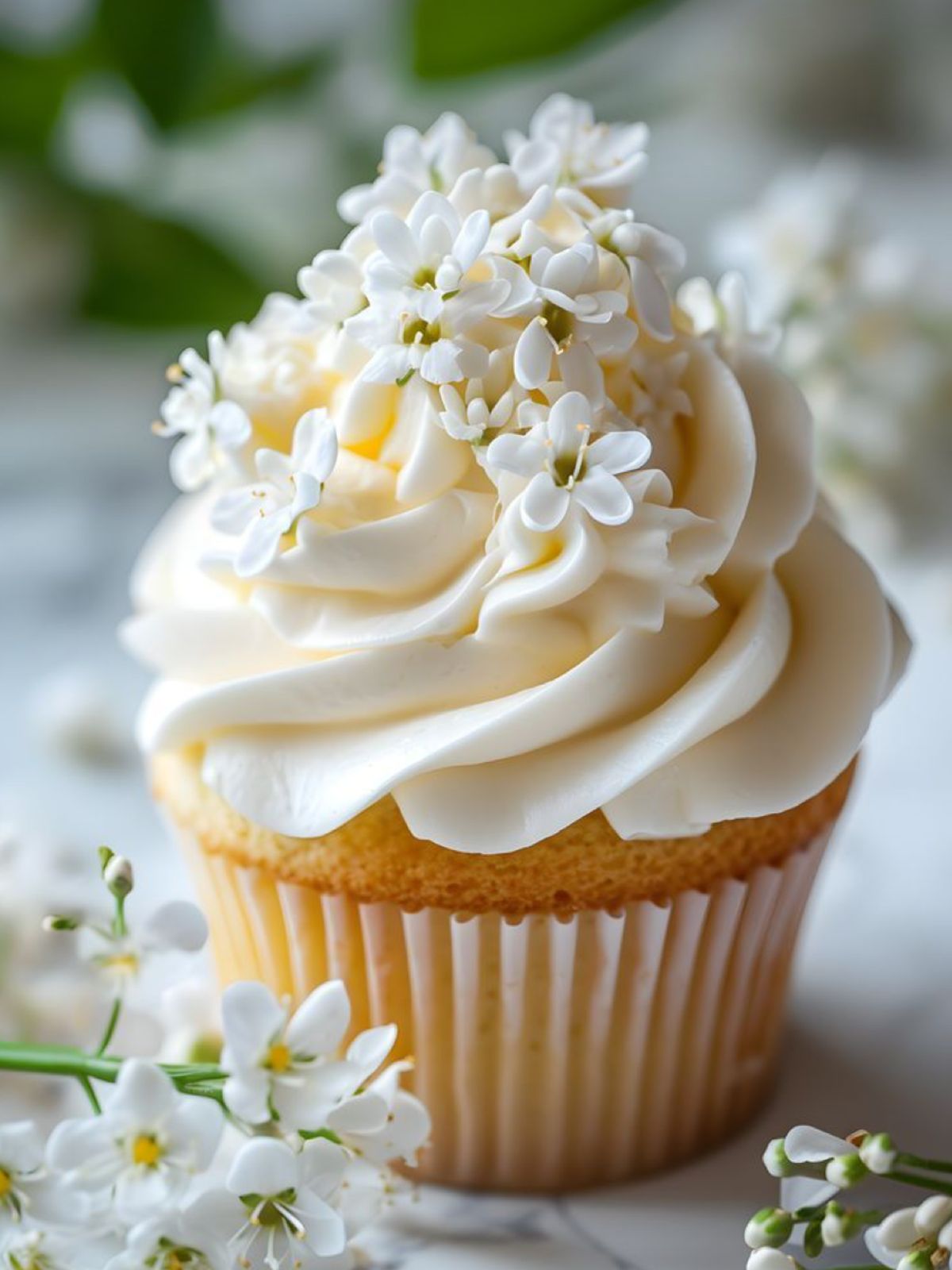 White cupcake